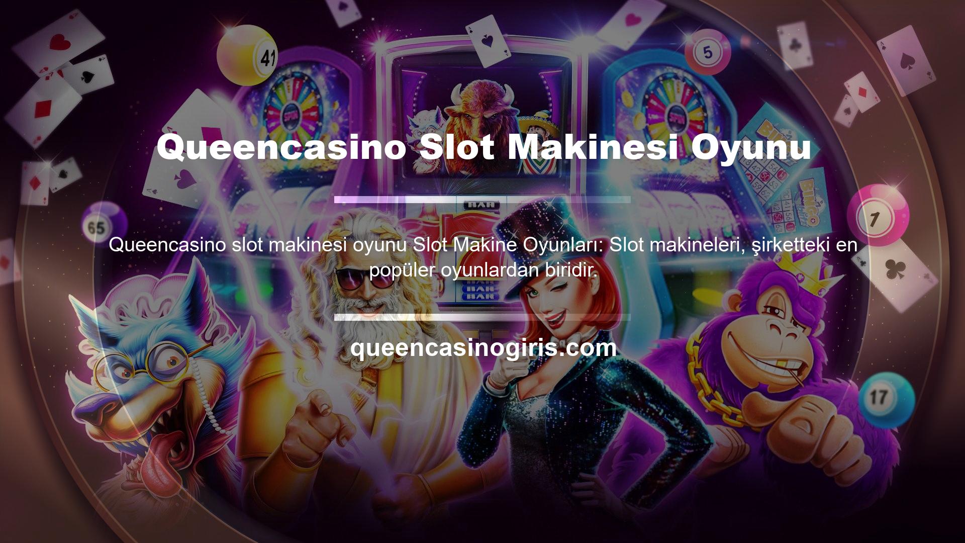 Queencasino Slot Makinesi Oyunu