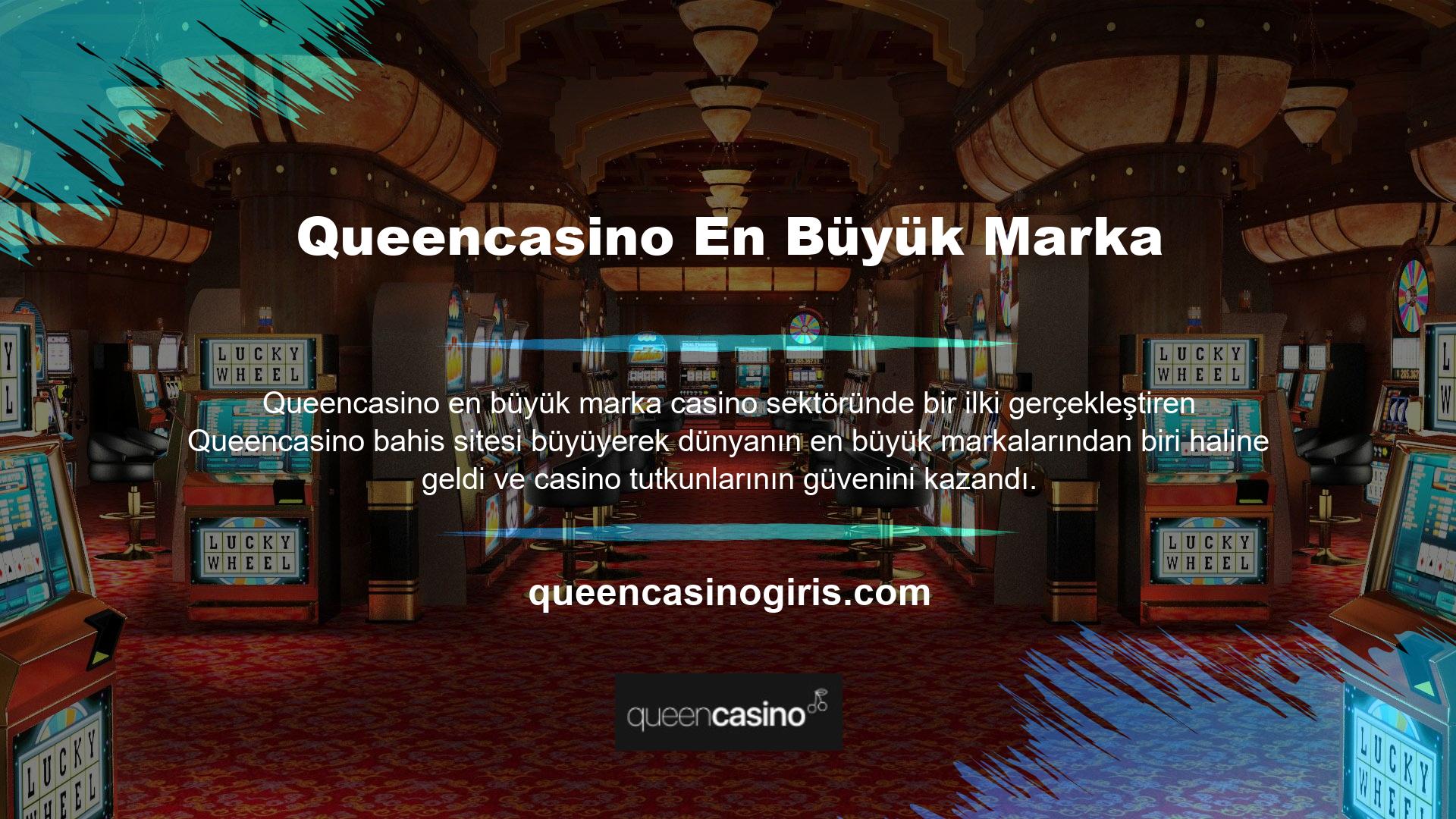 Daha önce de belirtildiği gibi, Queencasino web sitesinin kullanımı ancak üyelik şartlarını yerine getirdiğiniz takdirde mümkündür